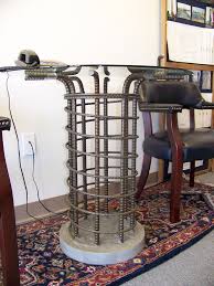 Rebar Table Steel Furniture Metal Furniture Concrete Furniture