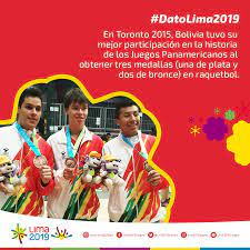 Bolivia Destaco En Los Juegos Panamericanos Toronto 2015 Al Obtener Tres Medallas En Raquetbol Panamericana Historia Del Juego Juegos