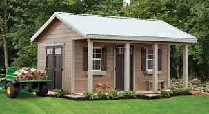 10x12 Gambrel Shed Plans Craftsman Lawn Guide Source Shed With Porch Amish Sheds Outdoor Sheds