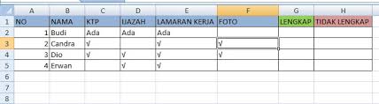 Masih perihal rumus yang bekerja pada data text. Rumus Excel Menghitung Jumlah Cell Yang Terisi Data Bukan Angka Kusnendar