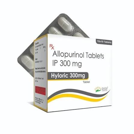 Allopurinol 300mg Tablets, Packaging Size: 1 X 10 at ₹ 65/stripe in Nagpur