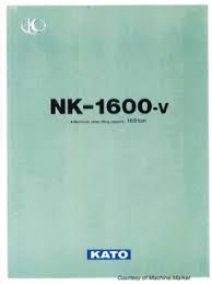 Kato Nk 1600 V Specifications Cranemarket