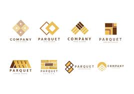 Logo For Parquet Laminate And Flooring Vector Collection Tile Logo Company Logo Design Logo Design Creative
