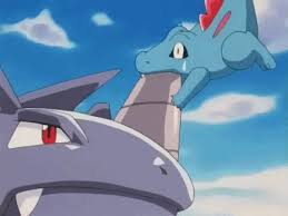 Green pokemon with horn : Rhydon Used Horn Drill Pokemon Pokemon Art Anime