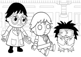 Maybe you would like to learn more about one of these? Ryan And Moe The Monster Coloring Page Free Printable Coloring Pages For Kids
