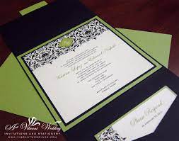 Sage Green Wedding Invitation A Vibrant Wedding Web Blog Green Wedding Invitations Wedding Invitations Damask Wedding Invitation