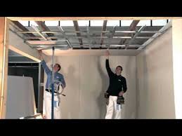 Knauf Corso Online Posa Controsoffitti In Cartongesso Youtube Loft Bed Ceiling Lights Decor