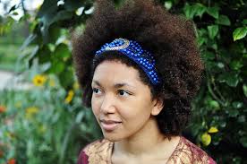 The thickly woven braiding on top can be achieved with natural hair or extensions. Black Women Natural Hairstyles With Headbands Blackhairlab C Natural Hair Accessories Natural Hair Styles For Black Women Natural African American Hairstyles
