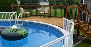 Concrete surfacing always demands professionals so do not try to do it by yourself unless you're a professional. Easy Deck Footings For Above Ground Pool Decks