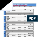 Please register early, to help us plan. Sample Olympic Distance Triathlon Training Plan Triathlon Swimming Sport