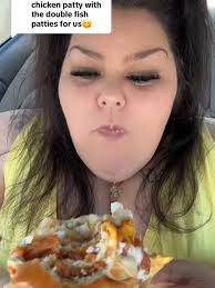 Replying to @Nicknackpattywack Whats up Everybody 💜#foryoupagee #Mukbangs  #EatingShow #foodreviewer #Virals #DoubleFishDoubleChicken #McDonalds