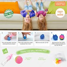 Here's how to make a super bouncy ball. Buy Diy Super Bouncy Balls Kit Make Your Own Bouncy Balls Crystal Power Craft Kits For Kids W Multi Colored And Glow In The Dark Powders Molds Glitter Illustrated Instructions And More