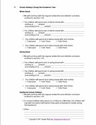 4 Free Printable Forms For Single Parents Parenting Plan Worksheet Parenting After Separation Parenting Plan