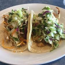 I love the thinly sliced cabbage in their fish tacos. Wahoo Fish Taco