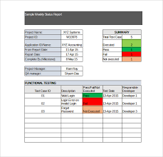 Software Testing Weekly Status Report Template 4 Templates Example Templates Example Project Status Report Free Word Document Report Template