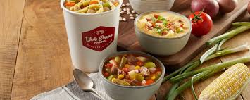A cup of soup or fresh garden salad with your choice. Bob Evans Family Size Soup To Go