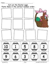 Printable Easter Egg Number Ordering Worksheet Numbers 1 10 With Images Easter Worksheets Easter Preschool Worksheets Easter Math Kindergarten