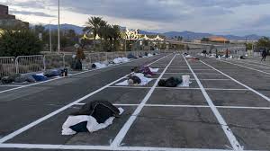 Your carpet one in las vegas knows that choosing flooring that suits your home can be tricky. Las Vegas Homeless Placed In Outdoor Parking Lot As Temporary Shelter Abc News
