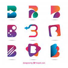 Abstract Letter B Logo Collecti Desain Logo Warna Ide