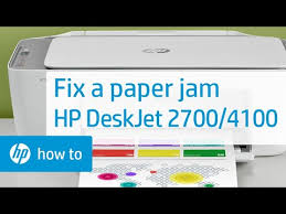 Fix A Paper Jam Hp Deskjet 2700 Deskjet Plus 4100 Series Printers Hp Ø¯ÛŒØ¯Ø¦Ùˆ Dideo