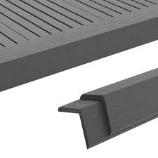 Boutis gris anthracite gaufré pour habiller et colorer votre lit ! Corniere De Terrasse 5 Pcs Wpc 170 Cm Gris Cdiscount Jardin