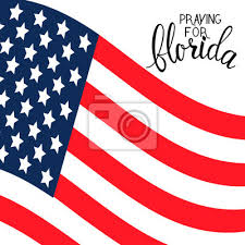 Dies ist ein nettes billig geschenk für alle die keine ahnung haben, das great seal of the state of florida sieht jedoch so nicht aus. Beten Fur Florida Text Auf Amerikanische Flagge Fur Amerika Fototapete Fototapeten Jammern Gebet Freier Myloview De
