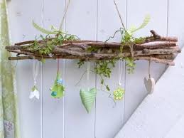 Fensterdeko Birke Fruhling Fensterdeko Zum Hangen Fruhlings Dekoration Dekoration