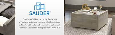 Sauder manhattan gate coffee table, l: Amazon Com Sauder Manhattan Gate Coffee Table L 31 02 X W 30 95 X H 16 06 Mystic Oak Finish Furniture Decor