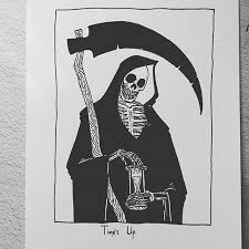 Time S Up Art Skull Art Art Inspiration