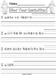 New Year S Resolutions Class Book Class Book New Years Resolution Kids Writing