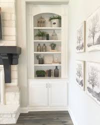 Built In Shelves In Living Room Farm House Living Room Built In Shelves Living Room Living Room Shelves