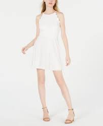 Bcx Juniors Lace Fit Flare Dress Dresses With Leggings Bloomingdale Dresses Junior Summer Dresses