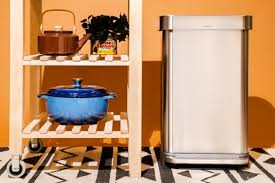 Typically, standard base cabinets measure 34 1/2 h and 36 h from the floor to the top of the countertop when a countertop is installed. The Best Kitchen Trash Can For 2021 Reviews By Wirecutter