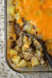 Ground Beef And Potato Casserole A Taste Of Madness Recipe Easy Casserole Recipes Beef Recipes For Dinner Potatoe Casserole Recipes