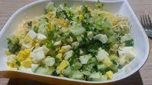 Resepi salad telur dan timun. Salad Dengan Timun Dan Telur 7 Resipi Lazat