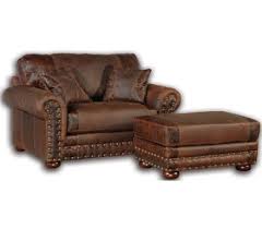 Jesse James Oversized Chair Big Sky Decor Western Furniture Oversized Chair And Ottoman Furniture