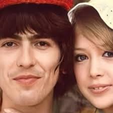 George Harrison and Patti Boyd, 1966. Photo by Fox Photo.