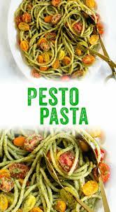 Pesto Pasta With Homemade Pesto A Couple Cooks Recipe Pesto Pasta Best Pasta Recipes Homemade Pesto