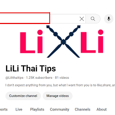 LiLi Thai Tips - YouTube