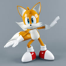 3d Miles Tails Prower Model Tailed Model Favorite Character