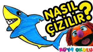 nasil cizilir kopek baligi cocuklar icin resim cizme ruya okulu youtube
