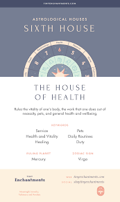 The Sixth House The House Of Health 6th House In Astrology Meaning Ruling Planets Ruling Zodiac Signs Learn Astrology Astrology Meaning Astrology Zodiac