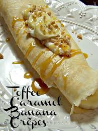 Toffee Caramel Banana Crepes Breakfast Sweets Dessert Recipes Crepes And Waffles