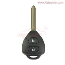 Toyota prius auris verso key protective case cover keyless go. Remote Key 2 Button 434mhz Toy47 For Toyota Auris Corolla Verso Yaris 2010 2011
