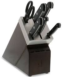 Find knife sets in a variety of sizes and styles. J A Henckels Zwilling Gourmet Self Sharpening 7 Pc Knife Block Set Reviews Cutlery Knives Kitchen Macy S