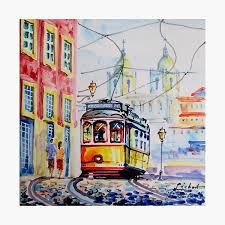 Lisbon Tram Photographic Print By Almeidacoval Redbubble Lisbon Tram Framed Art Prints Photographic Print