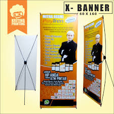 Bahan ini merupakan bahan membuat standing banner outdoor. Cetak X Banner Ukuran 60x160 Cm Shopee Indonesia