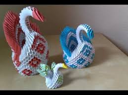 Eifel stern origami mandala not a tutorial youtube. 3d Origami Mini Schwan Beginner Youtube 3d Origami Origami Christmas Ornaments