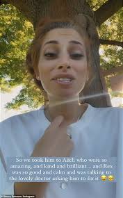 Maybe you would like to learn more about one of these? Stacey Solomon Rushes Son Rex 2 To Hospital After Tot Fell Over And Cut His Lip Daily Mail Online