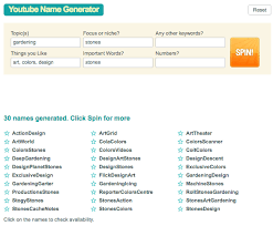 Are you looking for fortnite character names for your clan names? Spinxo Screenshot Youtube Name Generator Youtube Channel Name Ideas Youtube Names Good Youtube Names